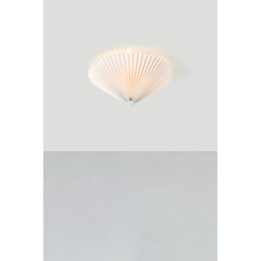 Markslöjd 108702 - Plafonjera PLISADO 3xE14/40W/230V pr. 50 cm bela