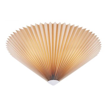Markslöjd 108705 - Plafonjera PLISADO 3xE14/40W/230V pr. 50 cm bež