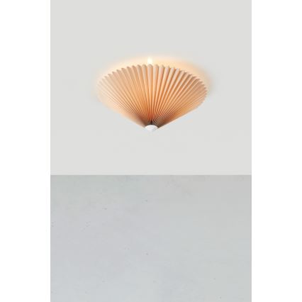 Markslöjd 108705 - Plafonjera PLISADO 3xE14/40W/230V pr. 50 cm bež