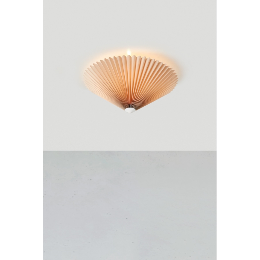 Markslöjd 108705 - Plafonjera PLISADO 3xE14/40W/230V pr. 50 cm bež