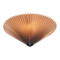 Markslöjd 108707 - Plafonjera PLISADO 3xE14/40W/230V pr. 42 cm sivo