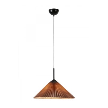 Markslöjd 108709 - Luster na sajli PLISADO 1xE27/40W/230V pr. 50 cm sivo