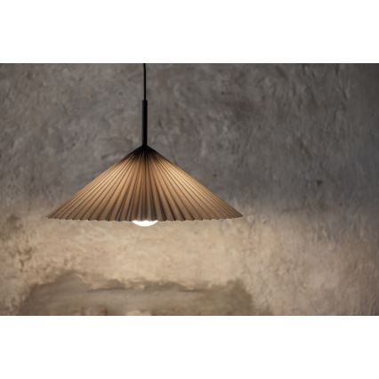 Markslöjd 108709 - Luster na sajli PLISADO 1xE27/40W/230V pr. 50 cm sivo
