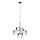 Markslöjd 108717 - Luster na sajli CIELO 6xE27/40W/230V crno