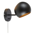 Markslöjd 108753 - Zidna lampa EDGAR 1xE14/40W/230V crno