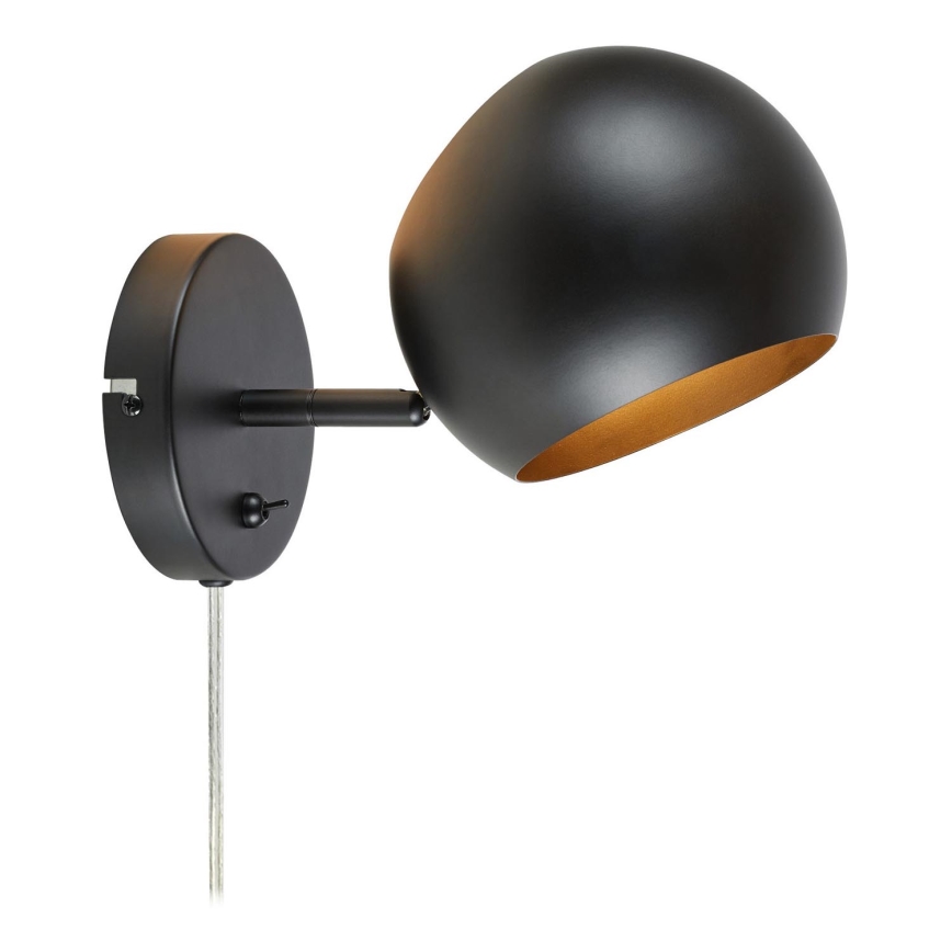 Markslöjd 108753 - Zidna lampa EDGAR 1xE14/40W/230V crno