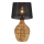 Markslöjd 108770 - Stona lampa PAGLIA 1xE27/40W/230V crno/ratan