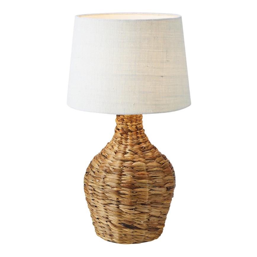 Markslöjd 108771 - Stona lampa PAGLIA 1xE27/40W/230V bela/ratan