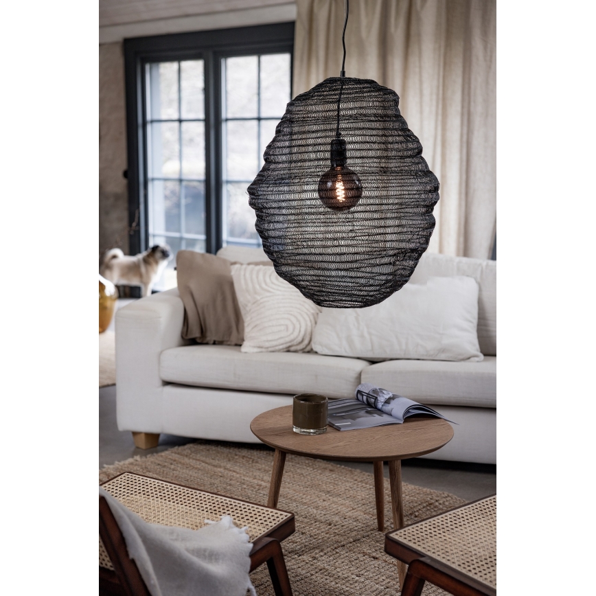 Markslöjd 108772 - Luster na sajli TAZZA 1xE27/40W/230V crno