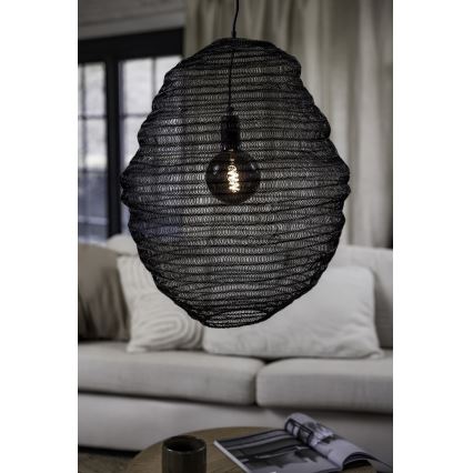 Markslöjd 108772 - Luster na sajli TAZZA 1xE27/40W/230V crno