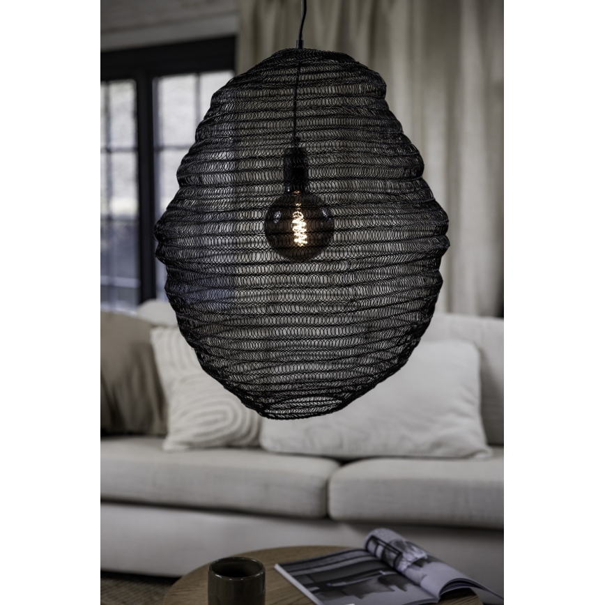 Markslöjd 108772 - Luster na sajli TAZZA 1xE27/40W/230V crno