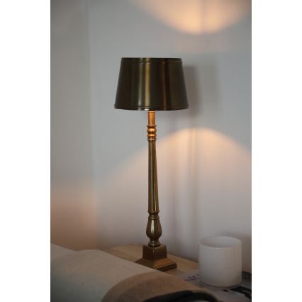 Markslöjd 108774 - Stona lampa METALLO 1xE27/40W/230V zlatna