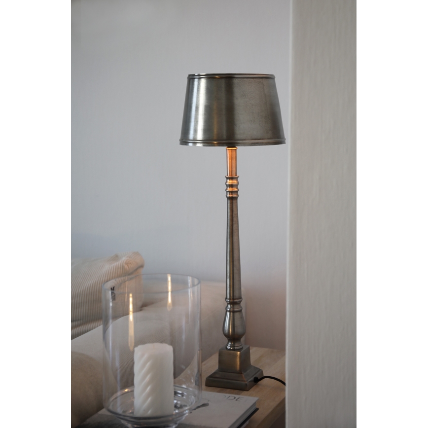 Markslöjd 108775 - Stona lampa METALLO 1xE27/40W/230V mat krom