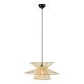 Markslöjd 108785 - Luster na sajli DUPLICI 1xE27/40W/230V bež/bambus
