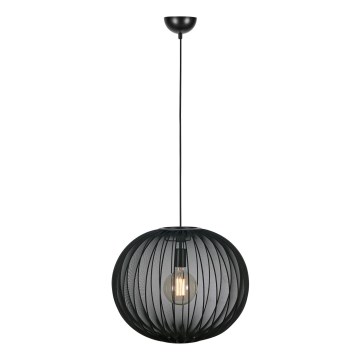 Markslöjd 108791 - Luster na sajli FORENCE 1xE27/40W/230V pr. 50 cm crno