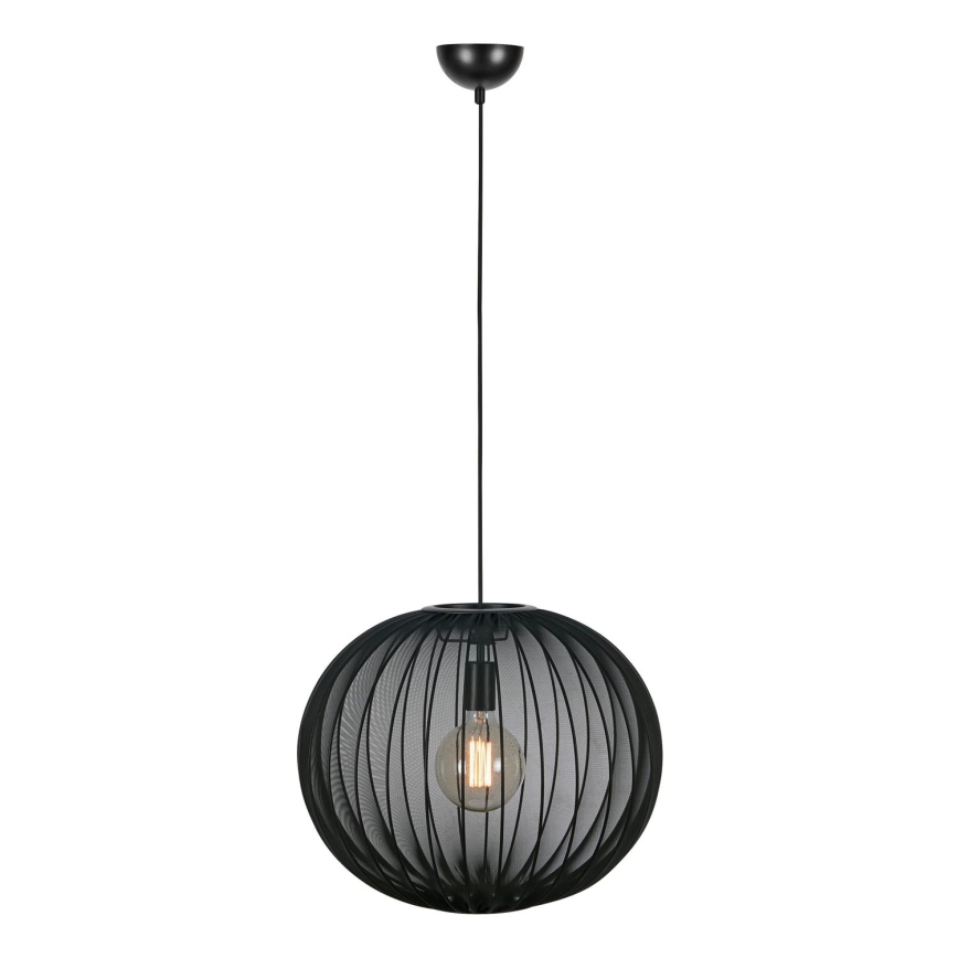 Markslöjd 108791 - Luster na sajli FORENCE 1xE27/40W/230V pr. 50 cm crno