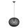 Markslöjd 108791 - Luster na sajli FORENCE 1xE27/40W/230V pr. 50 cm crno