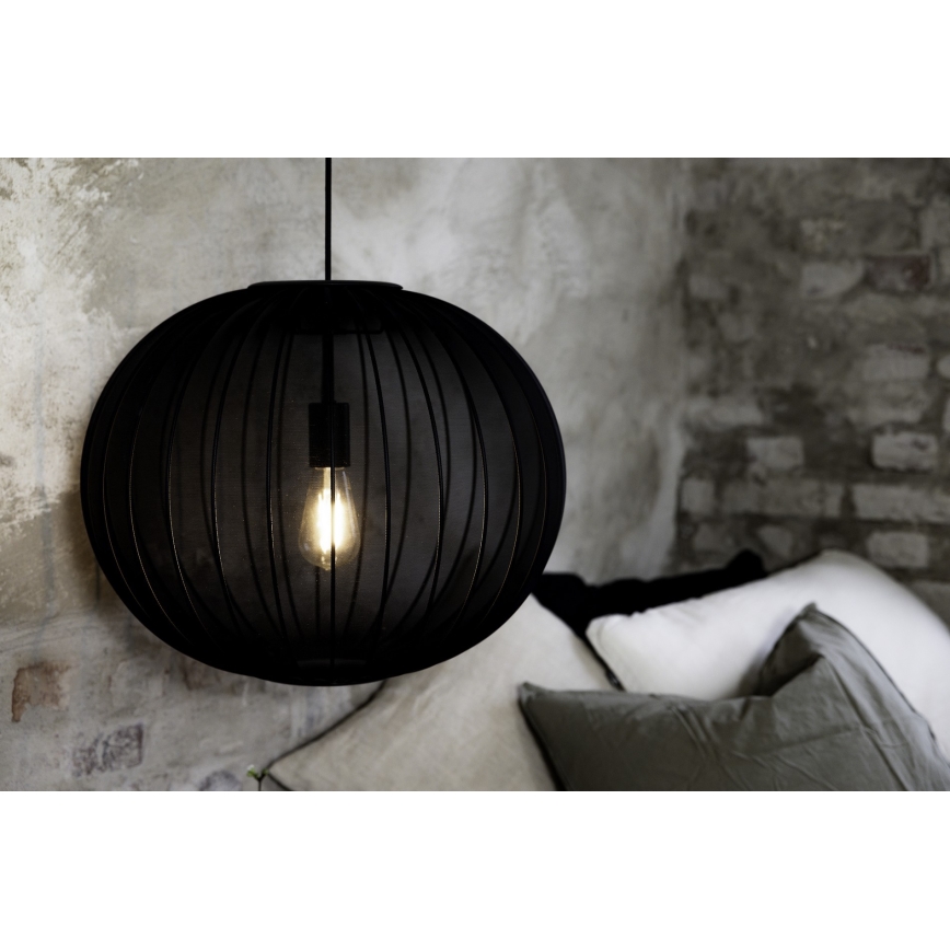 Markslöjd 108791 - Luster na sajli FORENCE 1xE27/40W/230V pr. 50 cm crno