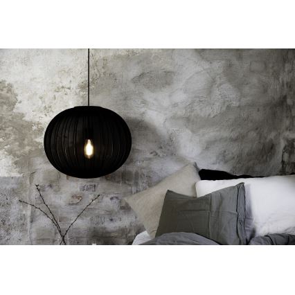 Markslöjd 108791 - Luster na sajli FORENCE 1xE27/40W/230V pr. 50 cm crno