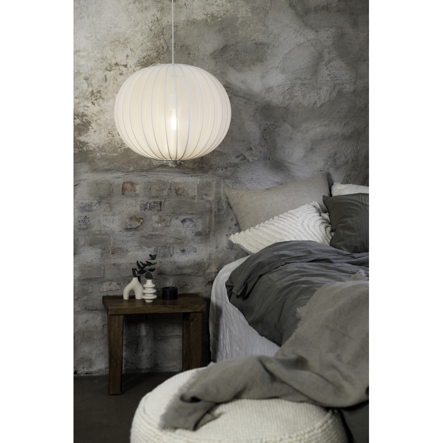 Markslöjd 108792 - Luster na sajli FORENCE 1xE27/40W/230V pr. 50 cm bela