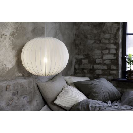 Markslöjd 108792 - Luster na sajli FORENCE 1xE27/40W/230V pr. 50 cm bela