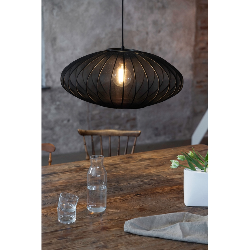 Markslöjd 108793 - Luster na sajli FORENCE 1xE27/40W/230V pr. 60 cm crno