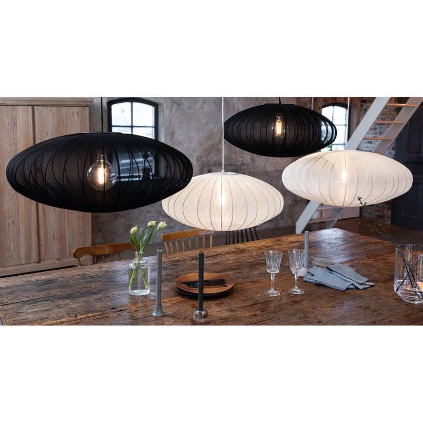 Markslöjd 108793 - Luster na sajli FORENCE 1xE27/40W/230V pr. 60 cm crno
