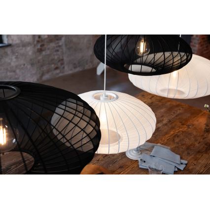 Markslöjd 108793 - Luster na sajli FORENCE 1xE27/40W/230V pr. 60 cm crno