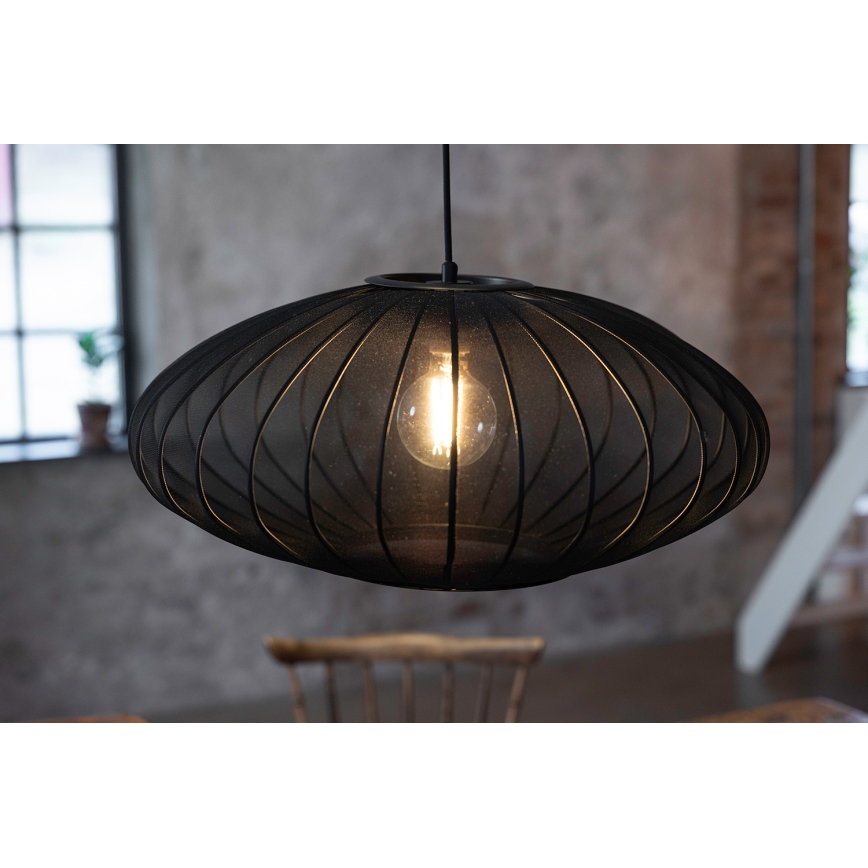 Markslöjd 108793 - Luster na sajli FORENCE 1xE27/40W/230V pr. 60 cm crno