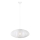 Markslöjd 108794 - Luster na sajli FORENCE 1xE27/40W/230V pr. 60 cm bela