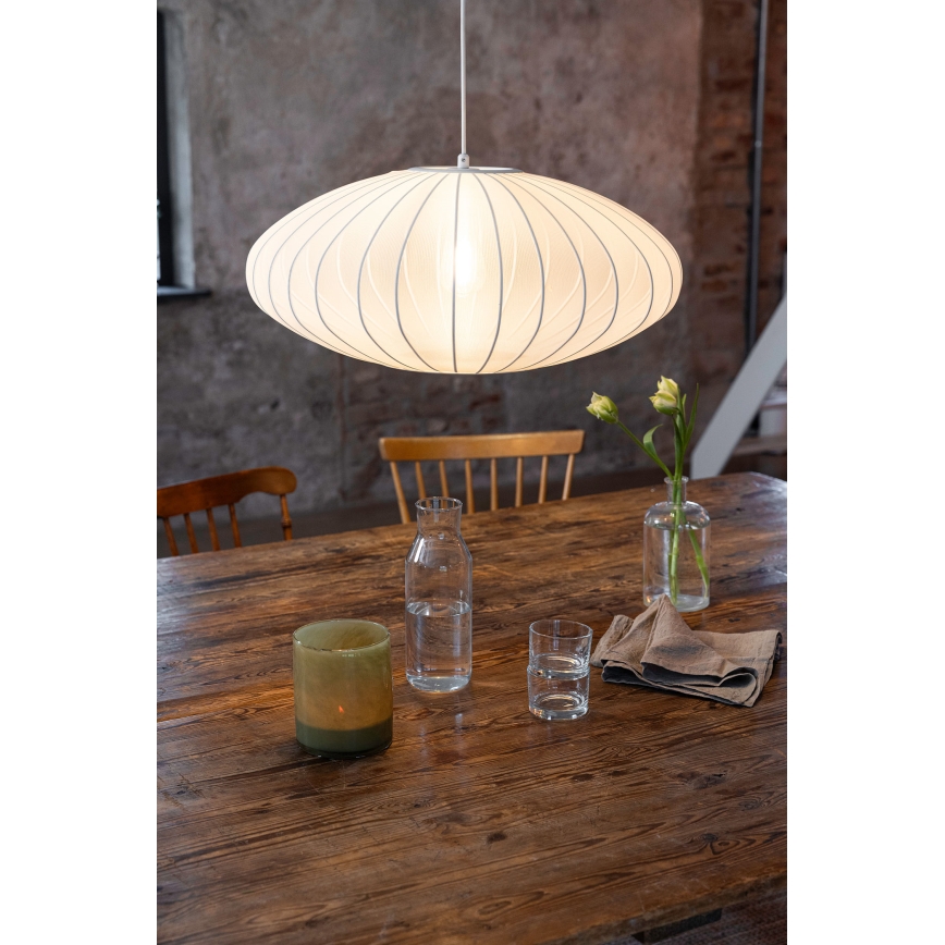 Markslöjd 108794 - Luster na sajli FORENCE 1xE27/40W/230V pr. 60 cm bela