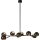 Markslöjd 108852 - Viseći luster EDGAR 8xE14/40W/230V crno