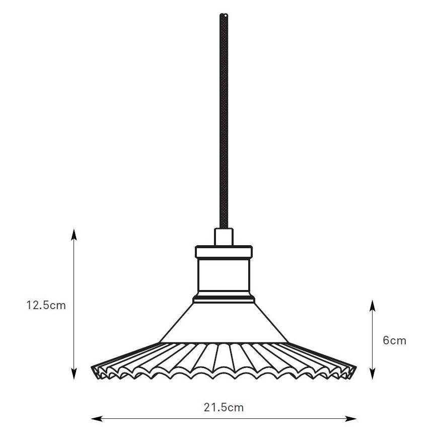 Markslöjd 108854 - Luster na sajli NOVIA 1xE27/40W/230V crno/dimno