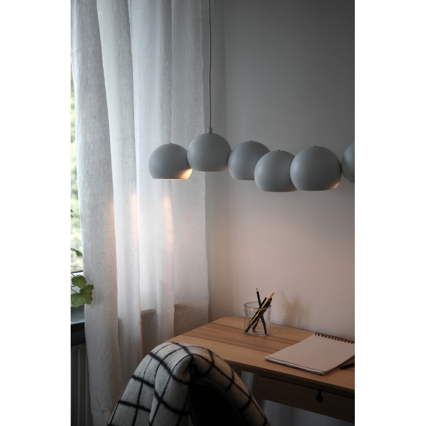 Markslöjd 108859 - Luster na sajli CUPOLO 7xE14/40W/230V bela