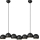 Markslöjd 108860 - Luster na sajli CUPOLO 7xE14/40W/230V crno