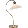 Markslöjd 108863 - Stona lampa VELA 1xE27/40W/230V mesing/bela