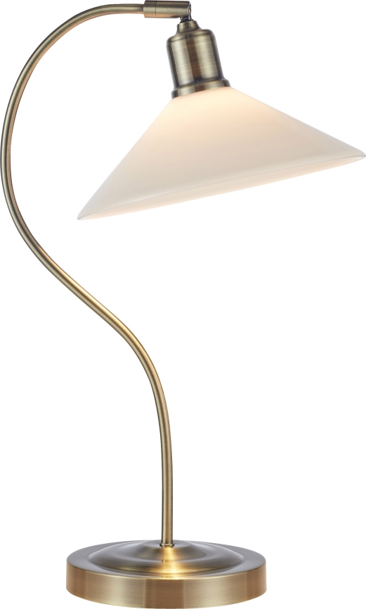 Markslöjd 108863 - Stona lampa VELA 1xE27/40W/230V mesing/bela