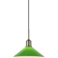 Markslöjd 108868 - Luster na sajli VELA 1xE27/40W/230V mesing/zelena