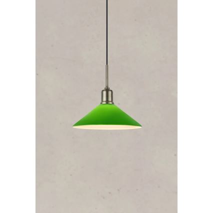 Markslöjd 108868 - Luster na sajli VELA 1xE27/40W/230V mesing/zelena