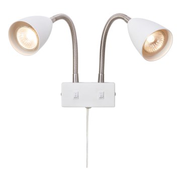Markslöjd 108900 - Zidno reflektorsko svetlo CIRO 2xGU10/7W/230V belo