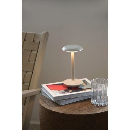 Markslöjd 108917 - LED Prigušiva spoljni punjiva stona lampa PETIT LED/2W/1800 mAh 2200/2700/3000K IP44 sivo