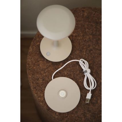 Markslöjd 108917 - LED Prigušiva spoljni punjiva stona lampa PETIT LED/2W/1800 mAh 2200/2700/3000K IP44 sivo