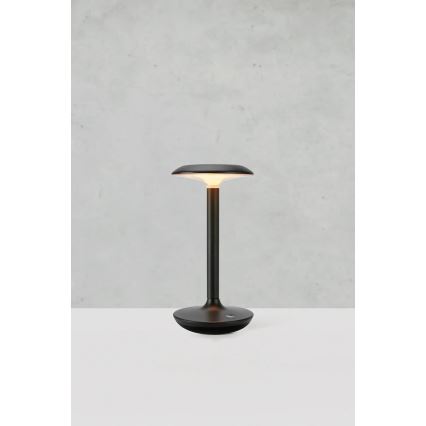 Markslöjd 108918 - LED Prigušiva spoljni punjiva stona lampa PETIT LED/2W/1800 mAh 2200/2700/3000K IP44 crno