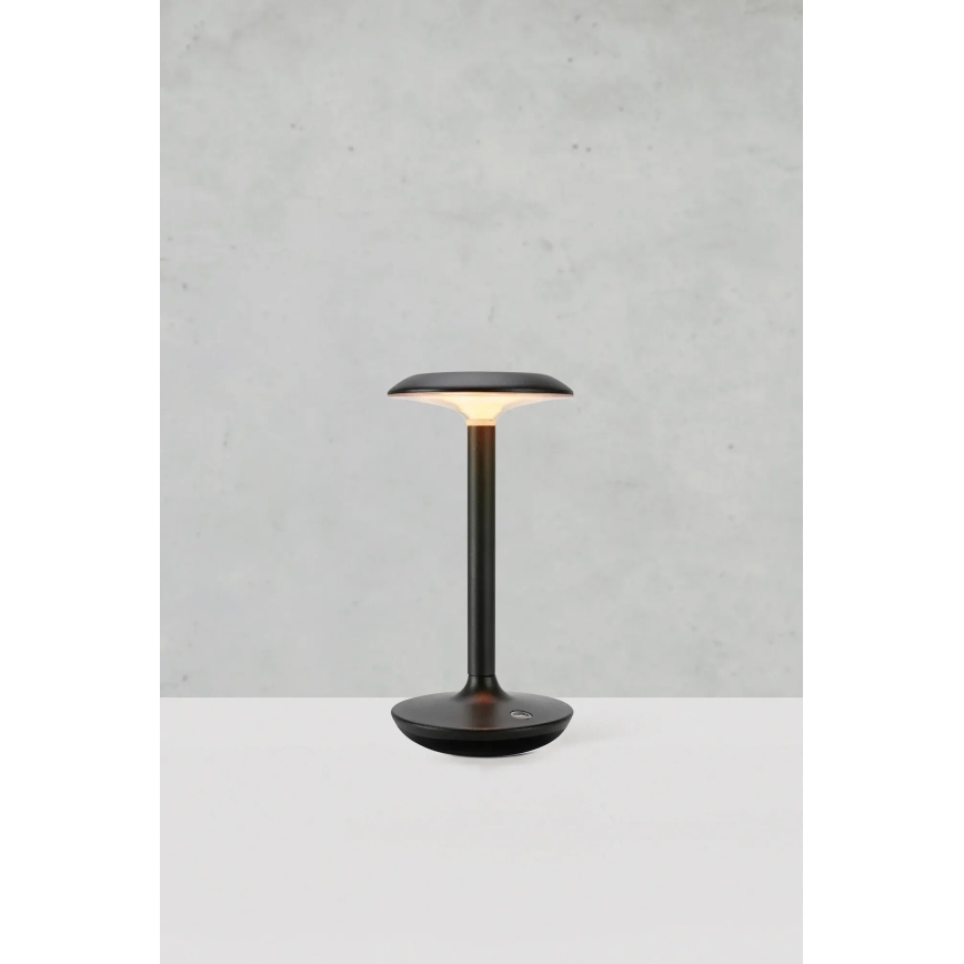 Markslöjd 108918 - LED Prigušiva spoljni punjiva stona lampa PETIT LED/2W/1800 mAh 2200/2700/3000K IP44 crno