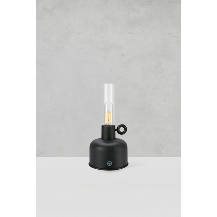 Markslöjd 108919 - LED Prigušiva spoljni punjiva stona lampa ASTRID LED/2W/1200 mAh IP44 crno