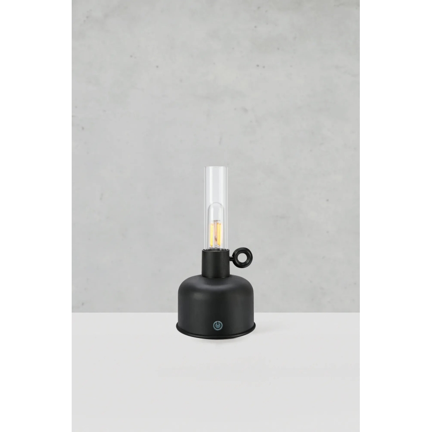 Markslöjd 108919 - LED Prigušiva spoljni punjiva stona lampa ASTRID LED/2W/1200 mAh IP44 crno