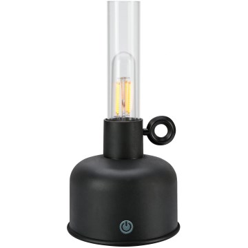 Markslöjd 108919 - LED prigušiva spoljna punjiva stona lampa ASTRID LED/2W/1200 mAh IP44 crna
