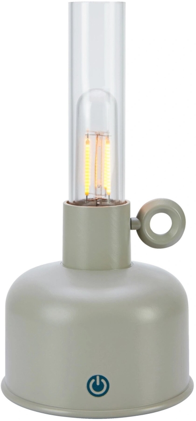 Markslöjd 108921 - LED Prigušiva spoljni punjiva stona lampa ASTRID LED/2W/1200 mAh IP44 sivo