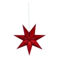 Markslöjd 700122 - Božićna dekoracija SATURNUS 1xE14/25W/230V pr. 45 cm crveno
