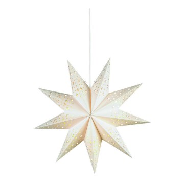 Markslöjd 700319 - Božićna dekoracija SOLVALLA 1xE14/25W/230V bela 45 cm